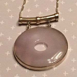 Jade Silver Necklace